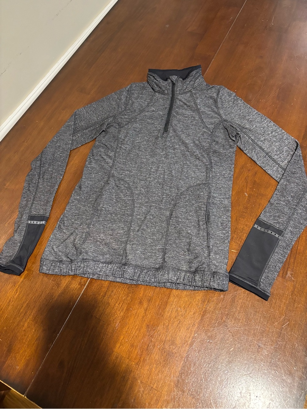 Lululemon Women’s Gray/Black Half-Zip Performance Jacket
